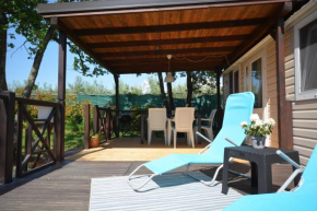 West Coast Mobilhome with XXL Terrace in Naturist Resort Solaris FKK